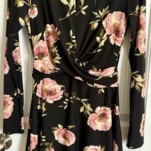 Floral Long Sleeve Dress